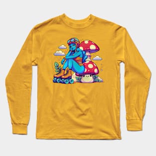 Girl Skateboarding Long Sleeve T-Shirt